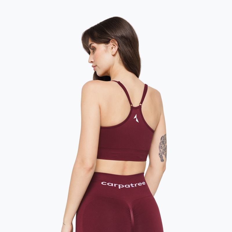 Training bra Carpatree Allure Seamless burgundy 2