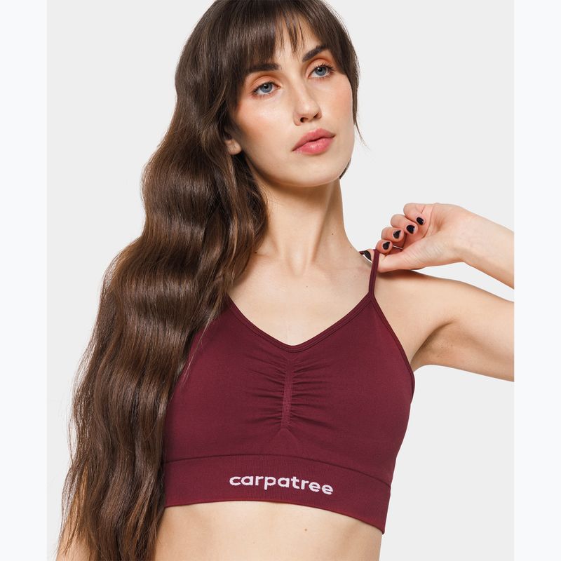 Training bra Carpatree Allure Seamless burgundy 6