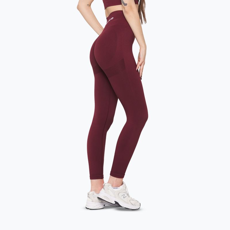 Women's training leggings Carpatree Allure Seamless burgundy 2