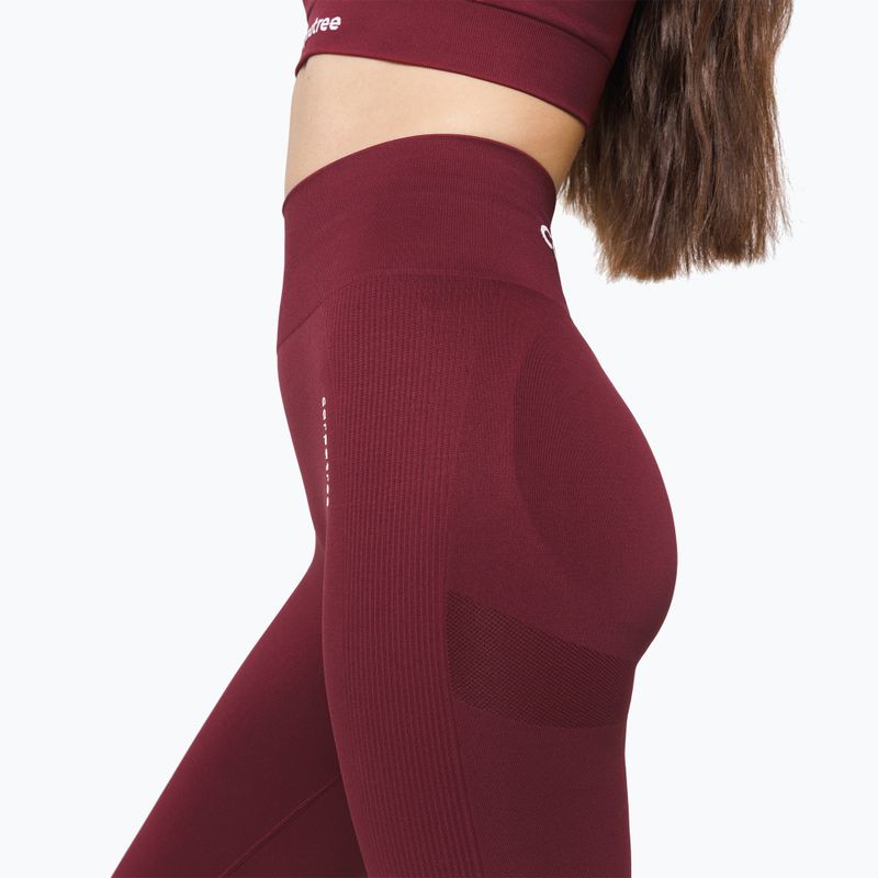 Women's training leggings Carpatree Allure Seamless burgundy 4