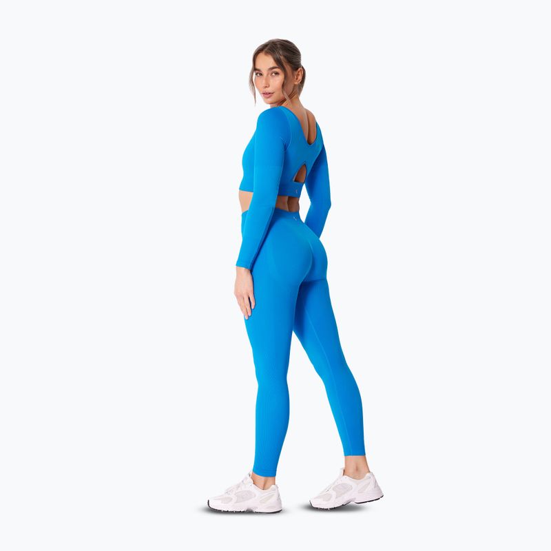 Women's training longsleeve Carpatree Eris Seamless electric blue 3