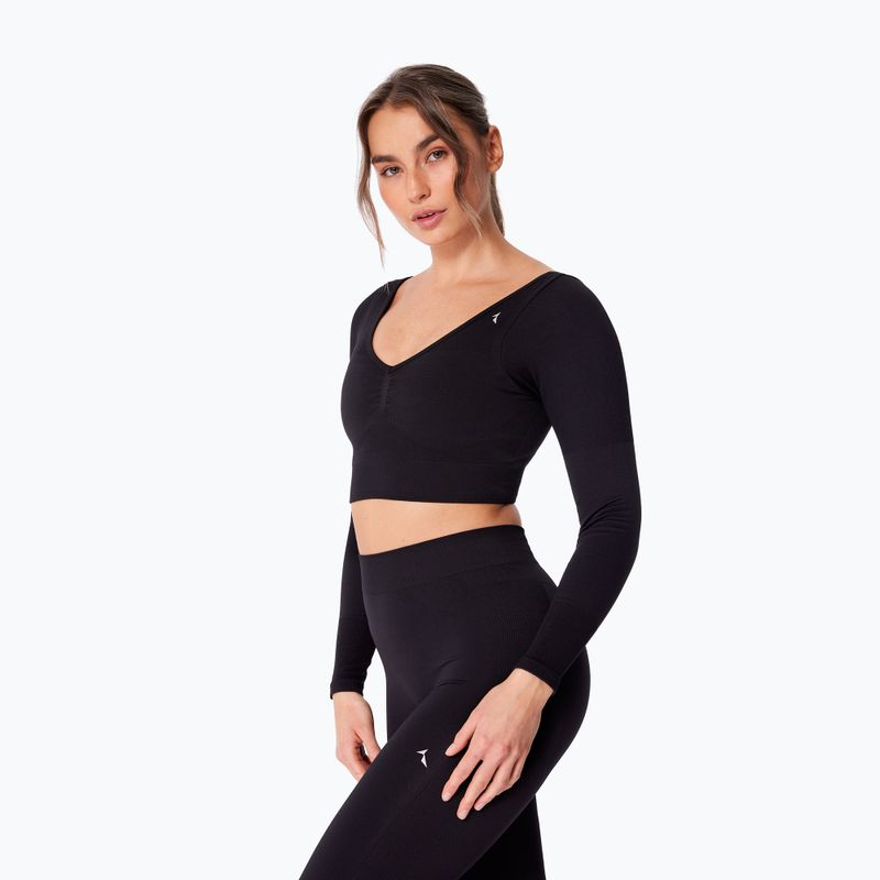 Women's training longsleeve Carpatree Eris Seamless orchid black 6