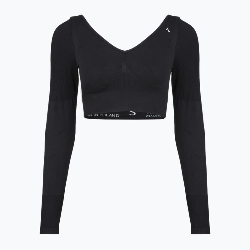 Women's training longsleeve Carpatree Eris Seamless orchid black 10