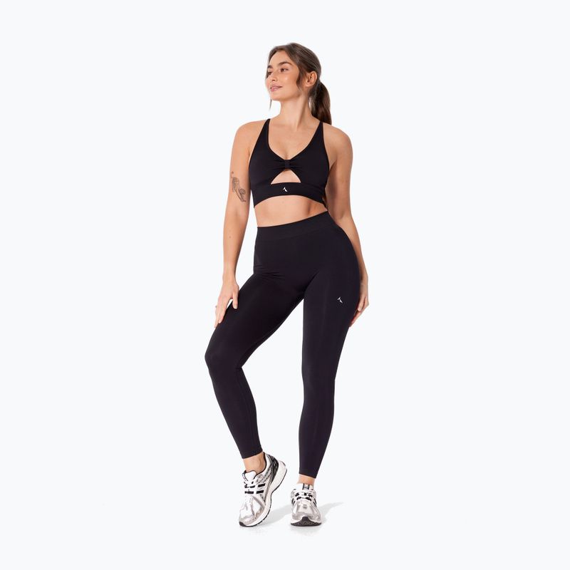 Women's training leggings Carpatree Eris Seamless black/orchid 2