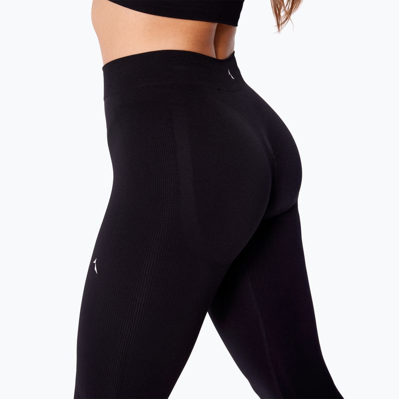 Women's training leggings Carpatree Eris Seamless black/orchid 7