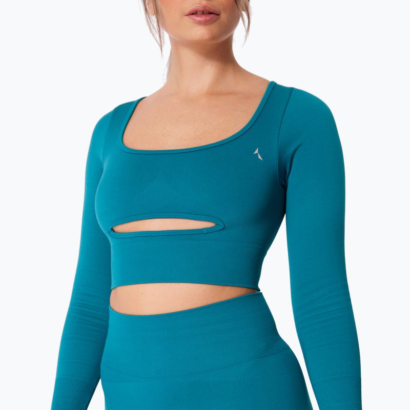 Women's training longsleeve Carpatree Dopamine Buzz Seamless petrol green 5