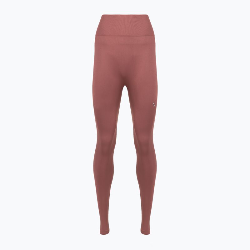 Women's training leggings Carpatree Dopamine Buzz Seamless rose/brown 6
