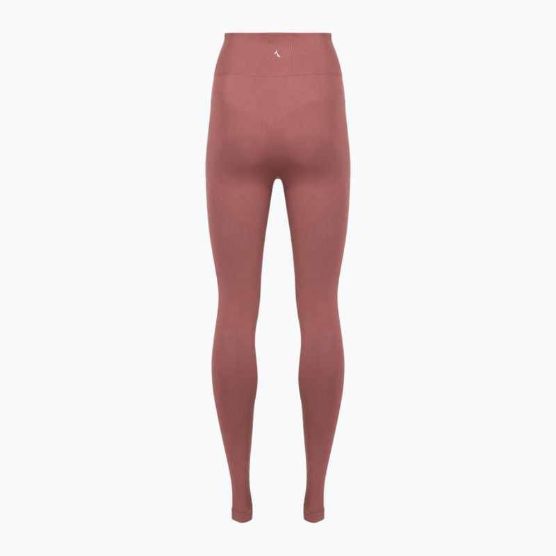 Women's training leggings Carpatree Dopamine Buzz Seamless rose/brown 7