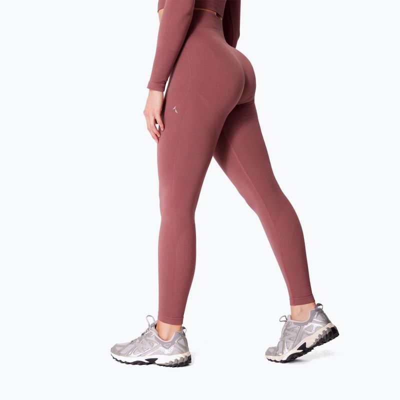 Women's training leggings Carpatree Dopamine Buzz Seamless rose/brown 4