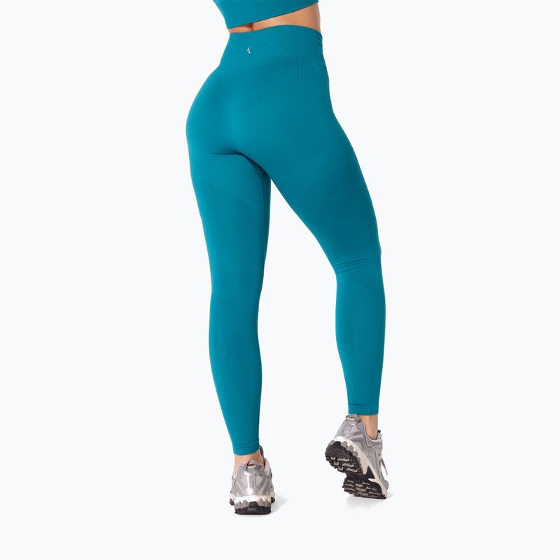 Women's training leggings Carpatree Dopamine Buzz Seamless petrol green 6
