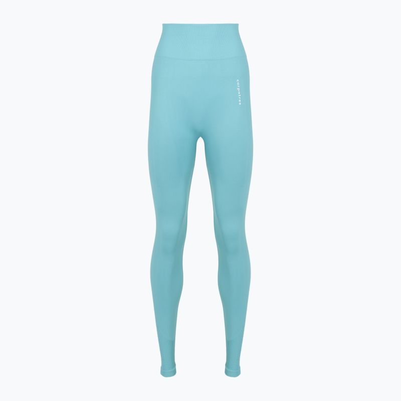 Women's training leggings Carpatree Allure Seamless milky blue 7