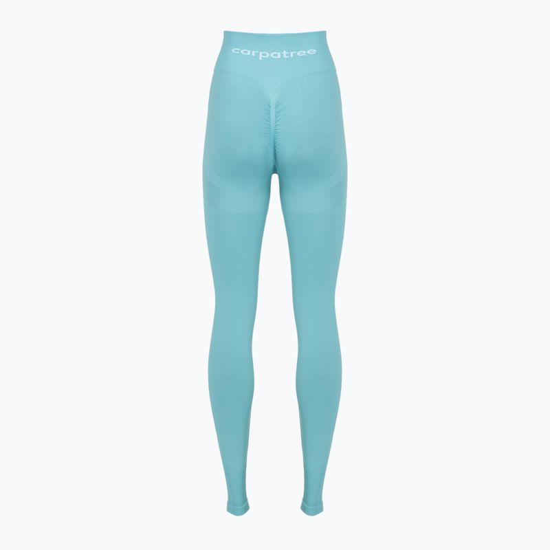 Women's training leggings Carpatree Allure Seamless milky blue 8