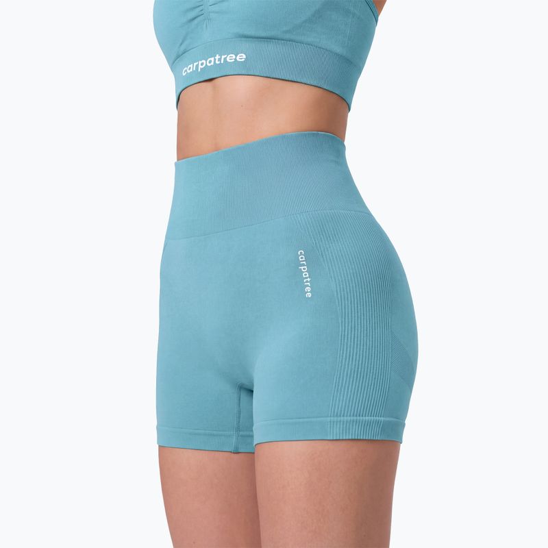 Women's training shorts Carpatree Allure Seamless milky blue 2