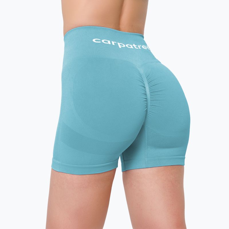 Women's training shorts Carpatree Allure Seamless milky blue 3