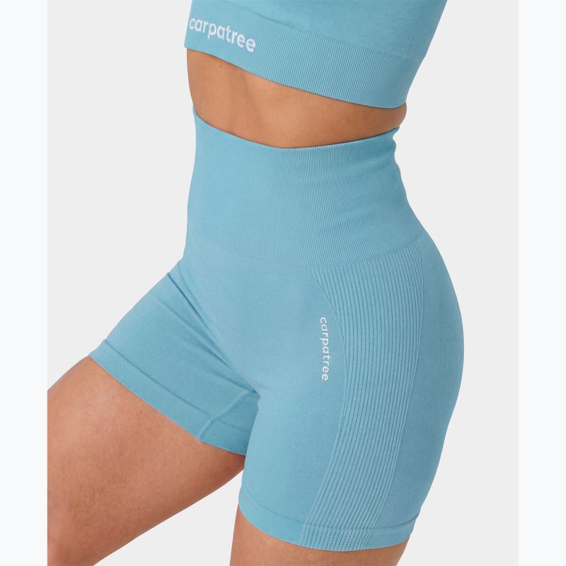 Women's training shorts Carpatree Allure Seamless milky blue 4