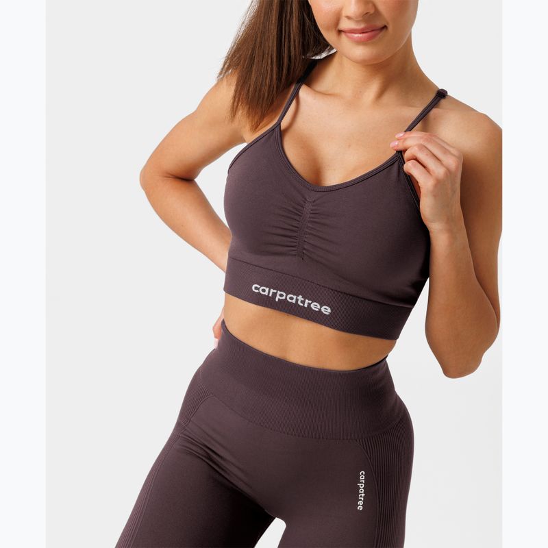 Training bra Carpatree Allure Seamless berry brown 5