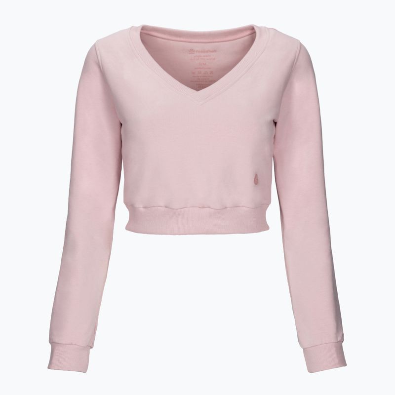 Women's yoga sweatshirt Moonholi MOONDUST Crop Top pink 211