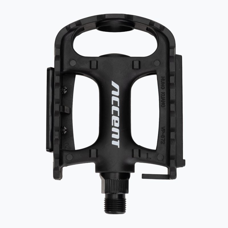 ACCENT Range bicycle pedals black 4