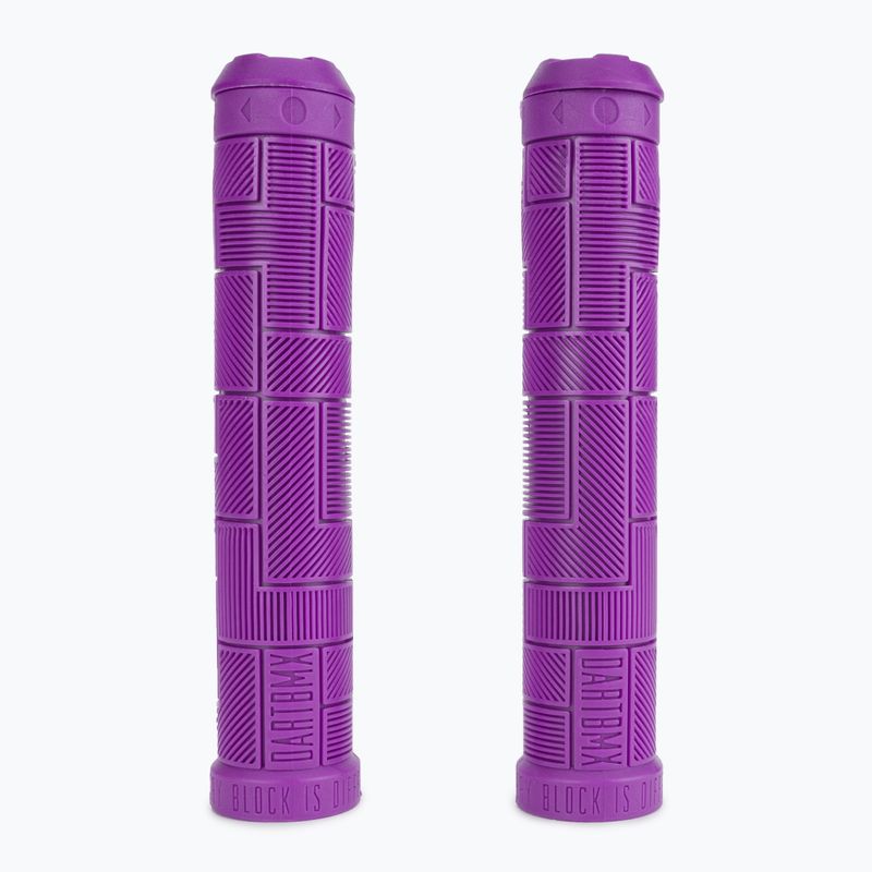 Dartmoor Block handlebar grips purple A2600