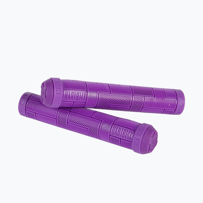Dartmoor Block handlebar grips purple A2600 3