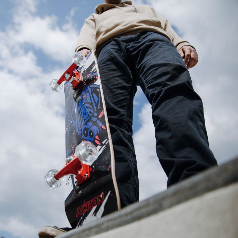 Mechanics professional classic skateboard SPIDER 31 blue Pro-SP31 10