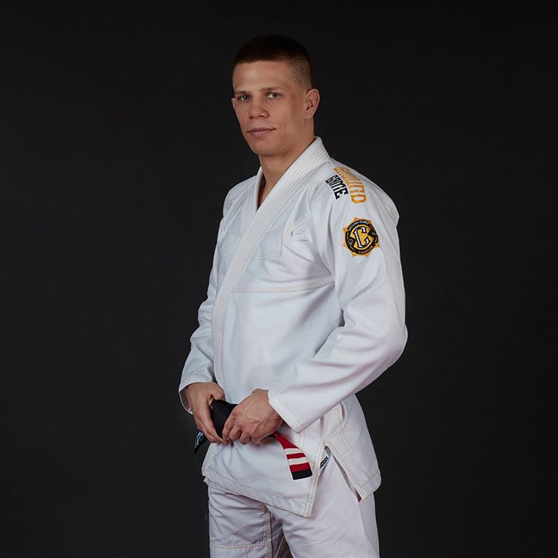 GI for men's Brazilian jiu-jitsu Ground Game Champion 2.0 white GICHNEWWHI 3