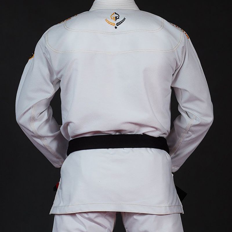 GI for men's Brazilian jiu-jitsu Ground Game Champion 2.0 white GICHNEWWHI 5