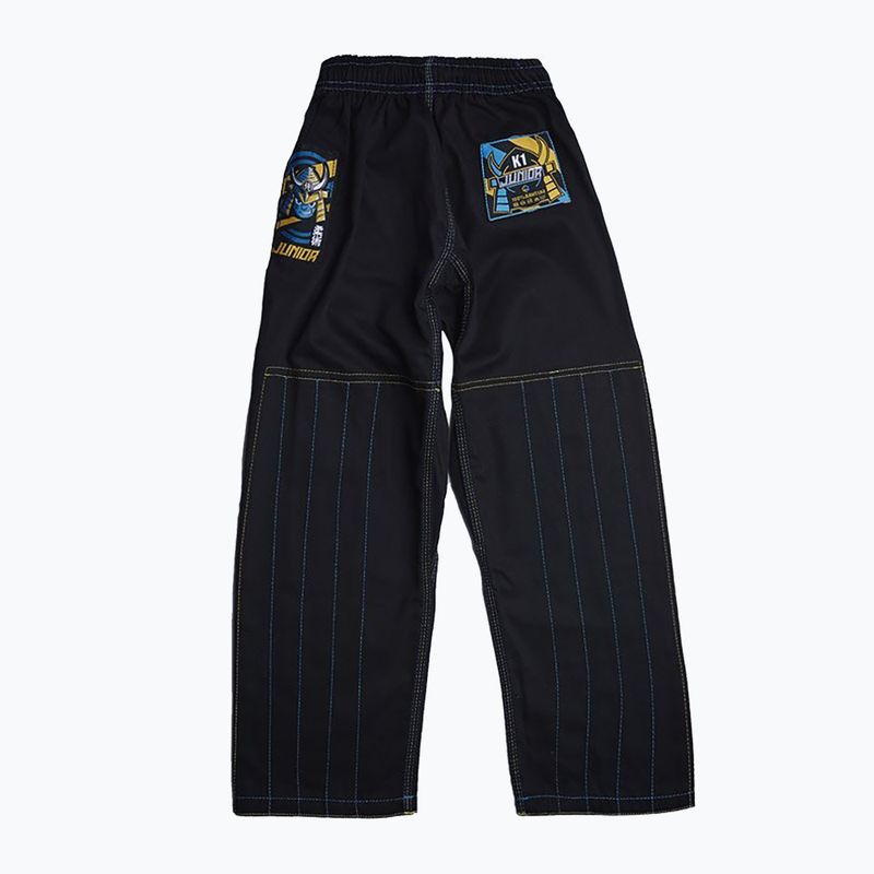 GI for children's Brazilian jiu-jitsu Ground Game Junior 3.0 black GIJUN3BLA00 2