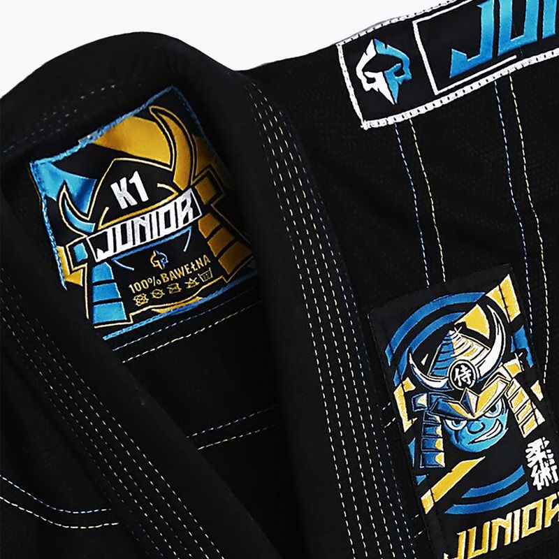 GI for children's Brazilian jiu-jitsu Ground Game Junior 3.0 black GIJUN3BLA00 4
