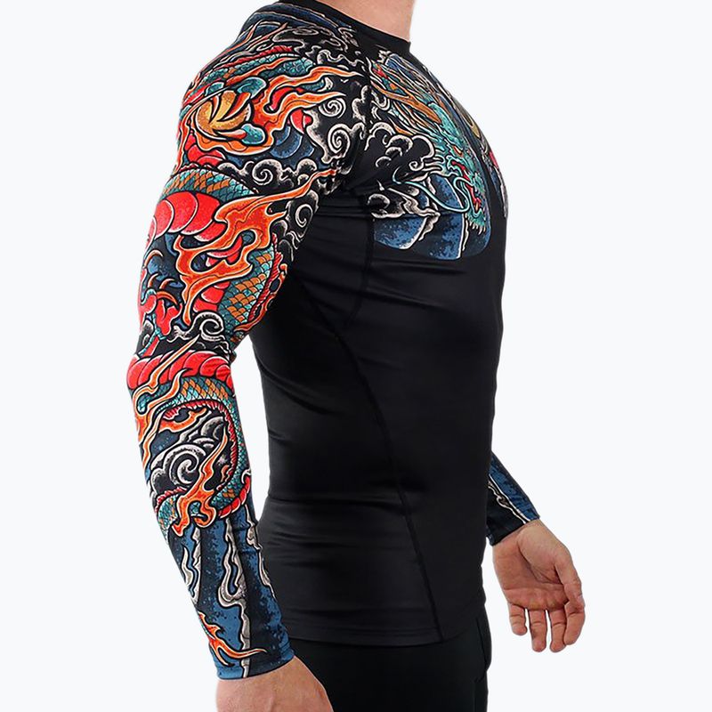 Ground Game Bushido 3.0 men's rashguard black RASHBUSH3BLA 2