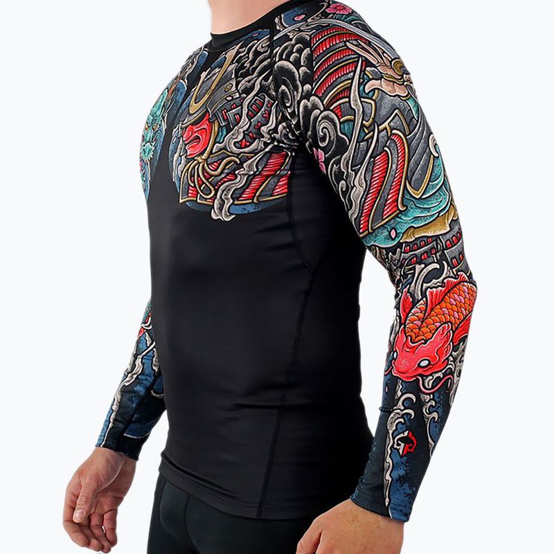 Ground Game Bushido 3.0 men's rashguard black RASHBUSH3BLA 4