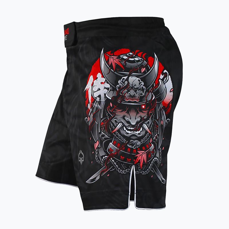 Ground Game MMA Samurai 2.0 men's training shorts black/red 3