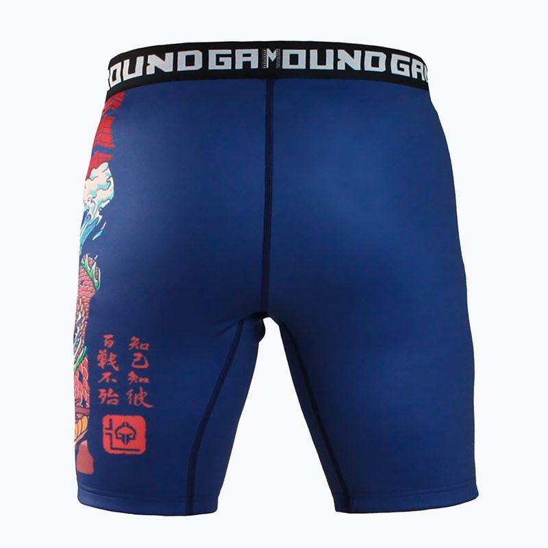 Ground Game Vale Tudo Tatakai men's training shorts blue 4