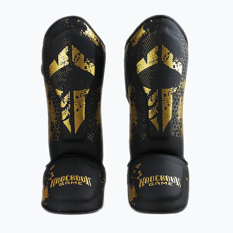 Ground Game Cage Gold tibia protectors black SHINGUCGOLDS 2