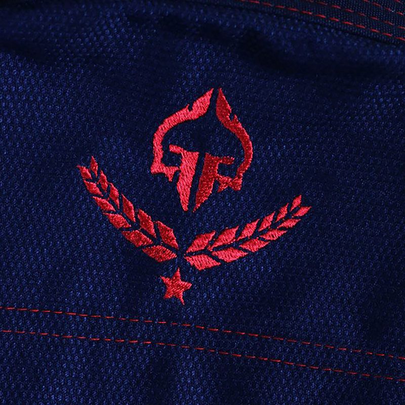 GI for men's Brazilian jiu-jitsu Ground Game Champion 2.0 navy blue GICHNEWNAV 13