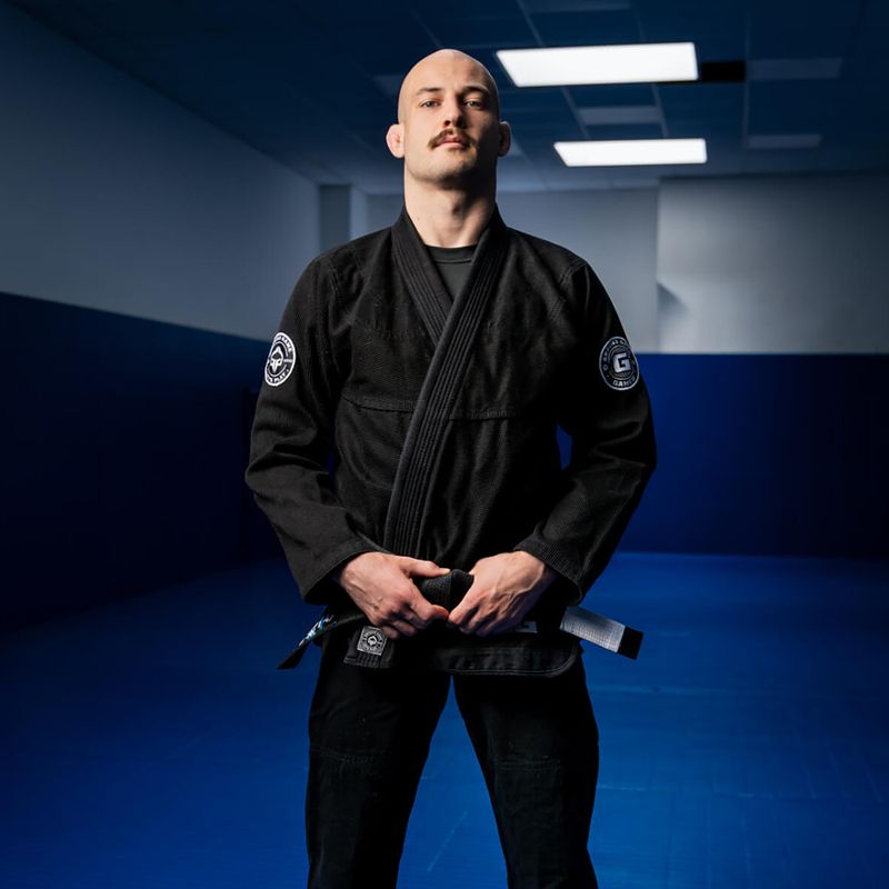 GI for men's Brazilian jiu-jitsu Ground Game Gamer black GIGAMERBLA 4
