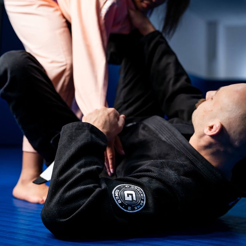 GI for men's Brazilian jiu-jitsu Ground Game Gamer black GIGAMERBLA 5