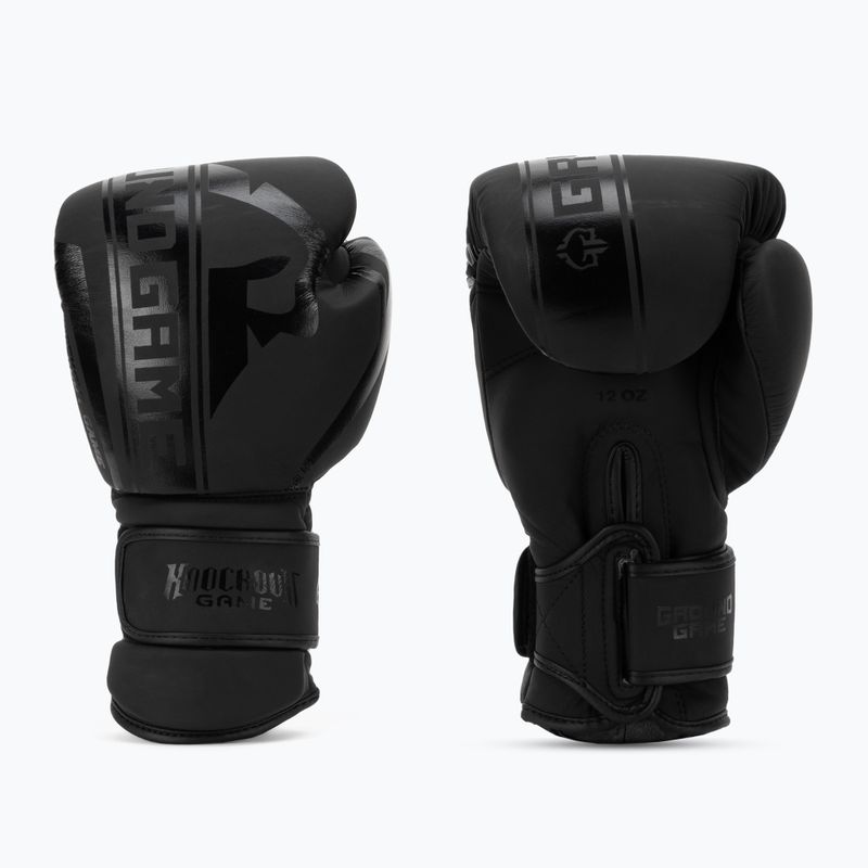Ground Game Stripe boxing gloves black 21BOXGLOSTRBL10