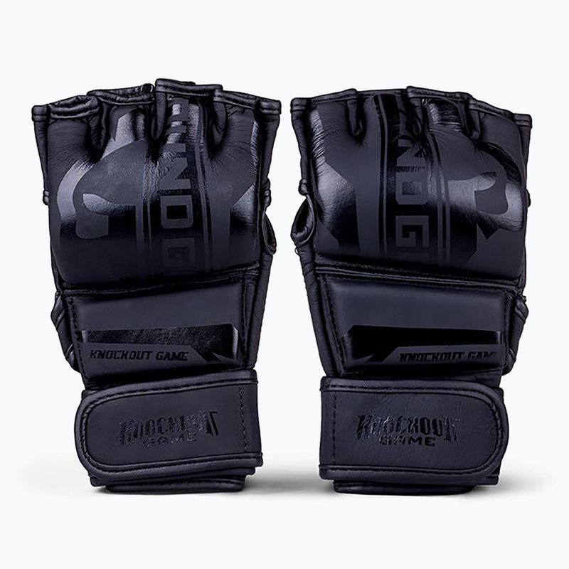 Ground Game MMA Gloves MMA Stripe Black Black 2