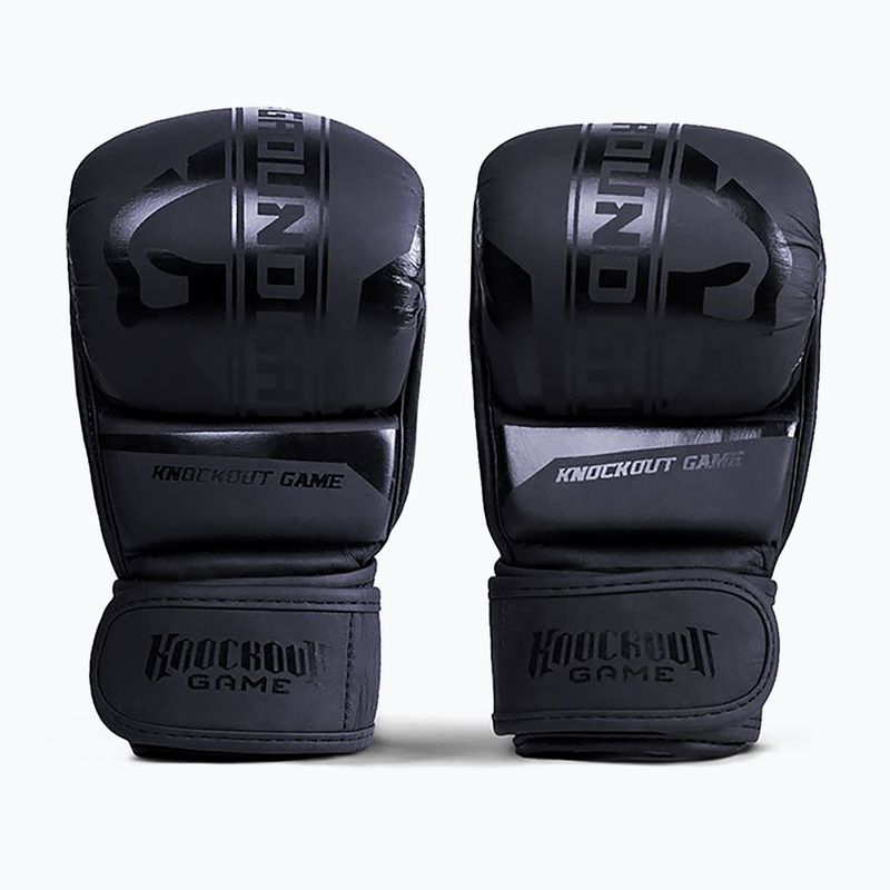 Ground Game MMA Sparring Gloves MMA Stripe Black 21MMASPARGLOSTRBL 6