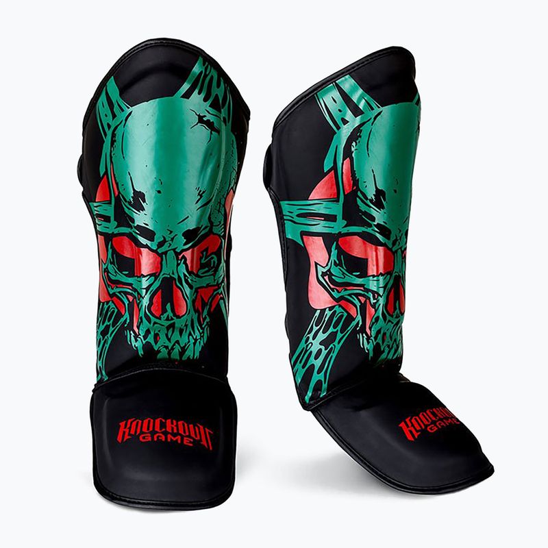 Ground Game Toxic green tibia protectors 21SHINGUARTOXS