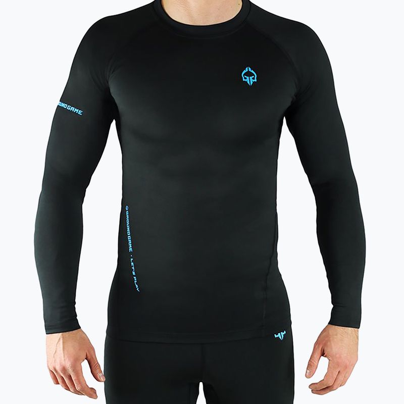 Men's Ground Game Athletic 3.0 Rashguard black RASHATH3LS