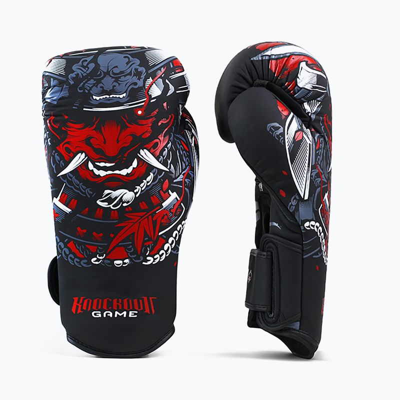 Ground Game "Samurai" boxing gloves black 21BOXGLOSAM10 2