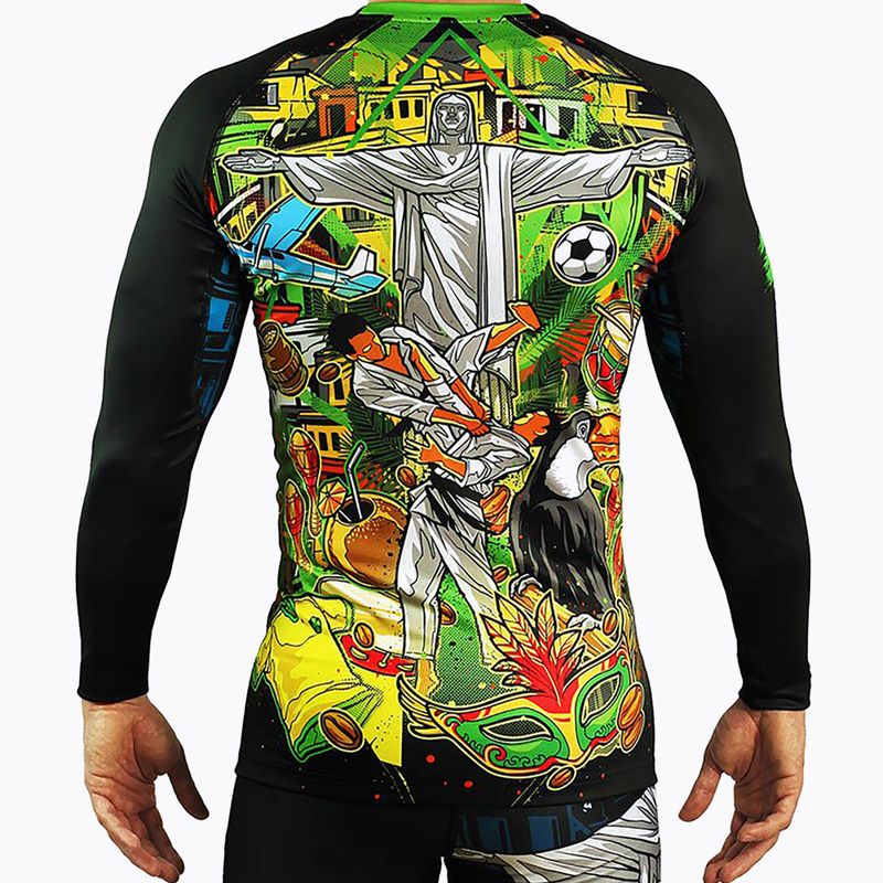 Men's Rashguard Ground Game Brasil colour 21RASHBRALS