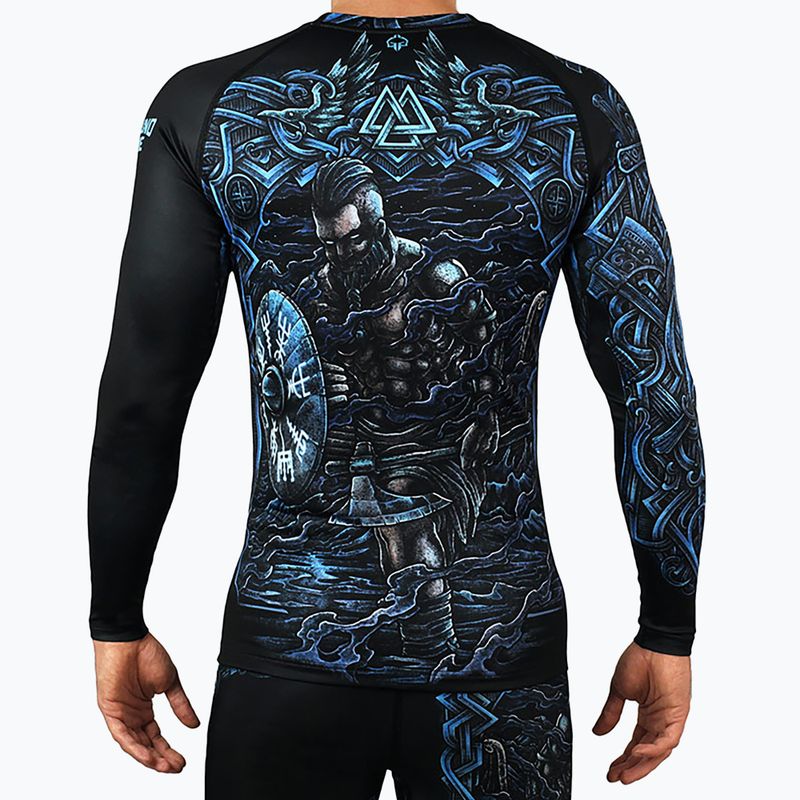Men's Ground Game Viking Rashguard black-blue 21RASHVIKLS 2