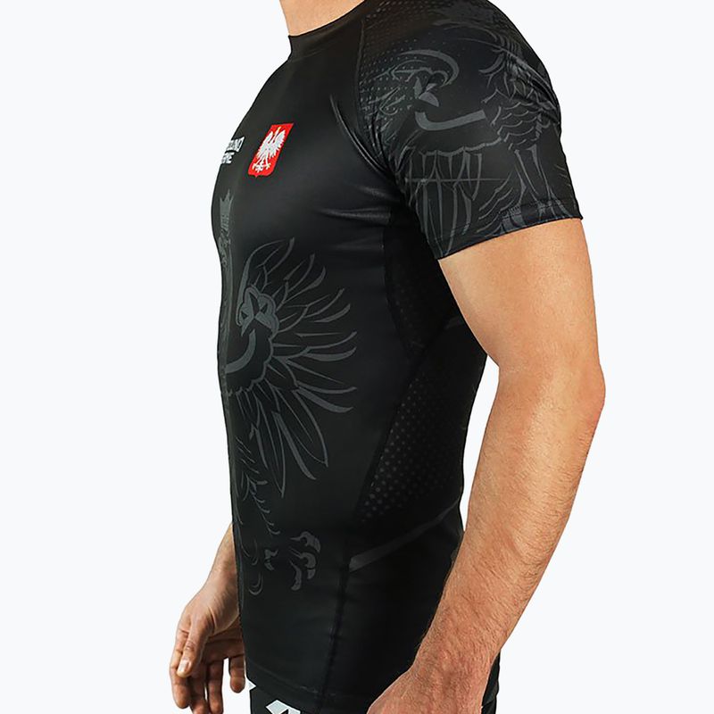 Men's Rashguard Ground Game Poland black/white/red 4