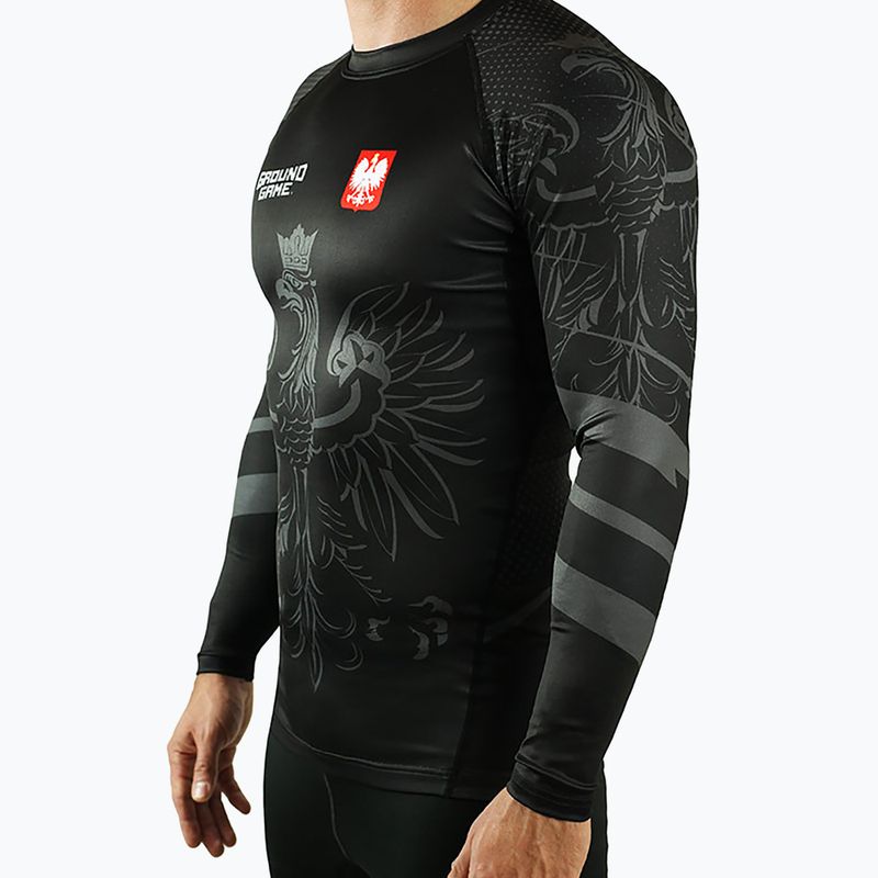 Men's Rashguard Ground Game Poland black 21RASHPOLLS 3