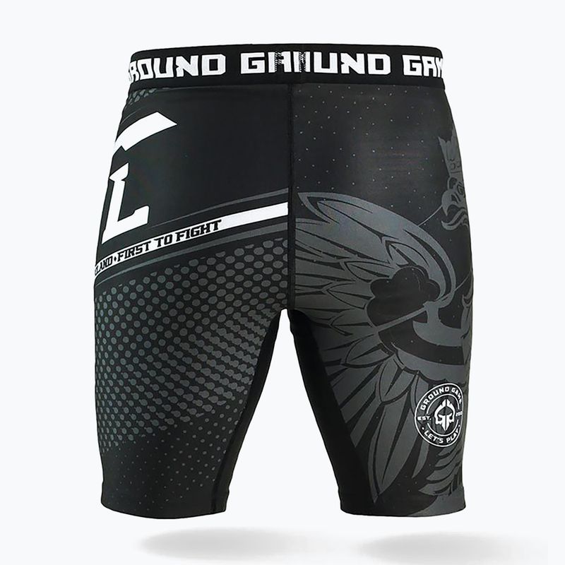 Ground Game Vale Tudo Poland men's training shorts black/white/red 2