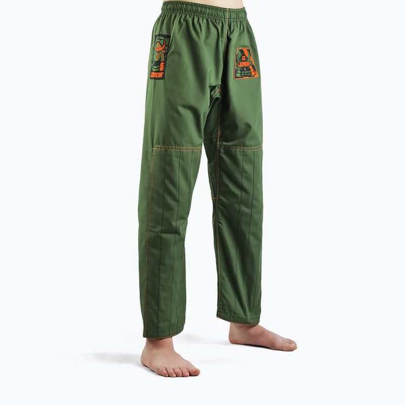 GI for children's Brazilian jiu-jitsu Ground Game Junior 3.0 green 5