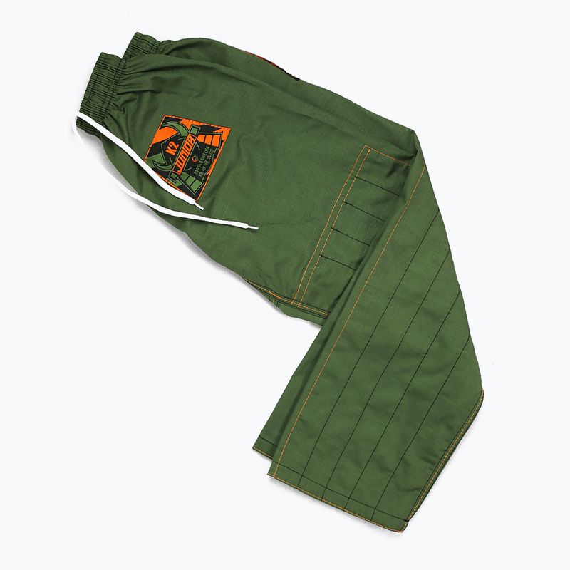 GI for children's Brazilian jiu-jitsu Ground Game Junior 3.0 green GIJUN3PIN02 6